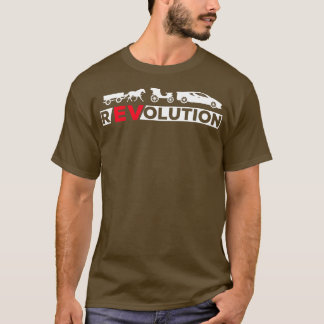 Electric Vehicle Driver EV Battery Revolution T-Shirt