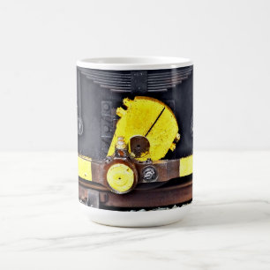 ELECTRIC VINTAGE TRAINS COFFEE MUG