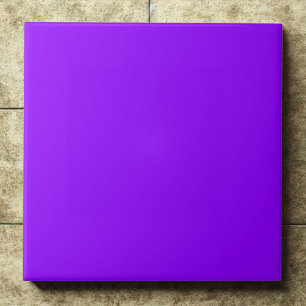 Electric Violet #8f00ff Bold, Vivid, Futuristic Tile