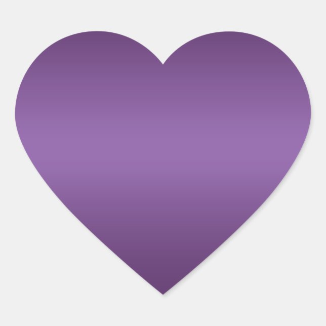 Electric Violet Heart Felt Christmas Stickers (Front)