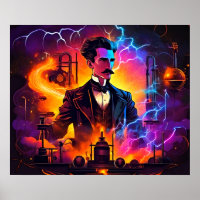 Electric Visionary: Nikola Tesla's Lightning