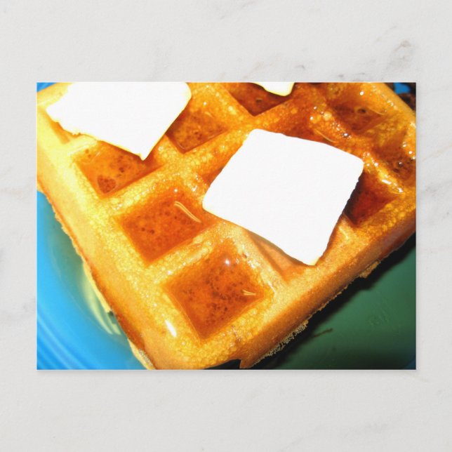 Electric Waffles Postcard (Front)