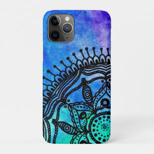 Electric Watercolor Mandala by Megaflora Design Case-Mate iPhone Case