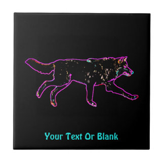 Electric Wolf Tile