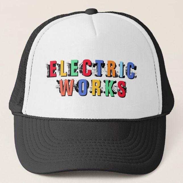 Electric Works™ Messed Up Trucker Hat (Front)