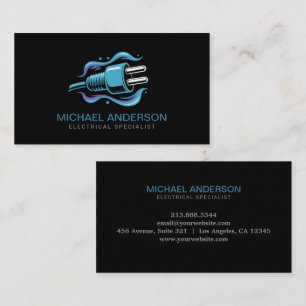 Electrical Contractor Electrician Professional   Business Card