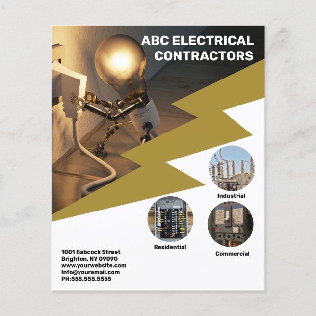 Electrical Contractor Flyer (Front)