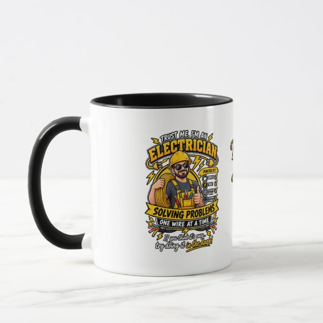 Electrical Contractor Gif Mug (Left)