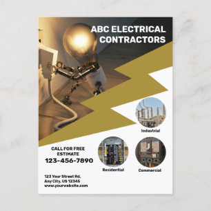 Electrical Contractor Postcard