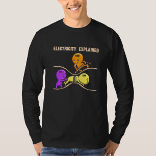 Electrical Diagram Electricity Explained Ohms Watt T-Shirt