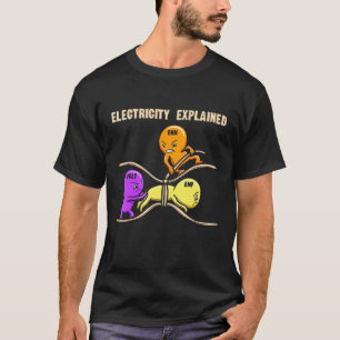Electrical Diagram Electricity Explained Ohms Watt T-Shirt