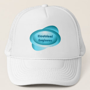 Electrical Engineer Blue Trucker Hat