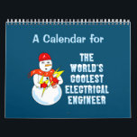 Electrical Engineer Calendar<br><div class="desc">A unique twelve month calendar to tickle the funny bone of your favourite electrical engineer.</div>