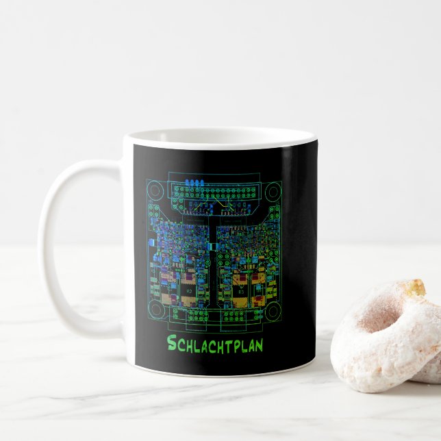 electrical engineer cup "slaughter plan" (With Donut)