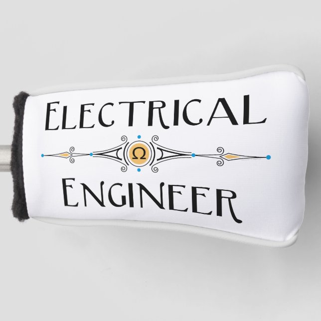Electrical Engineer Decorative Line  Golf Head Cover (Front)