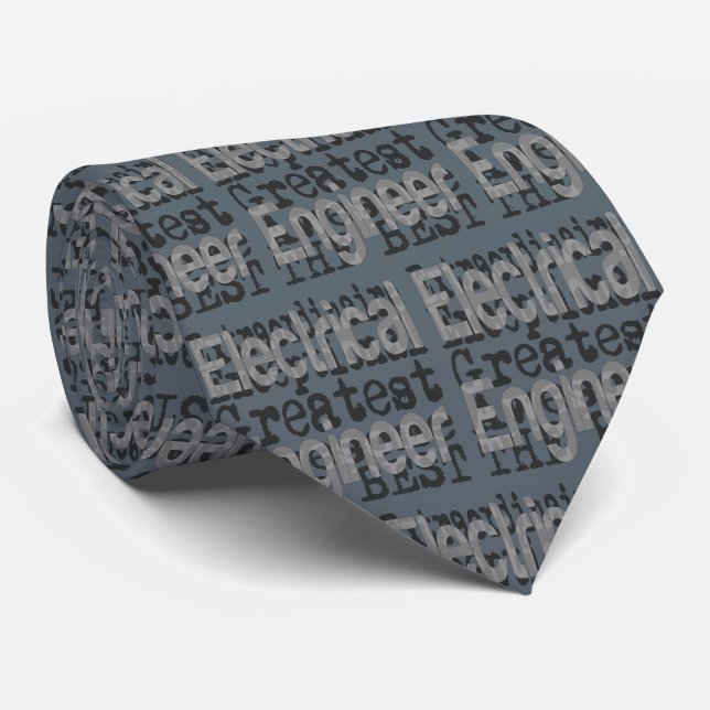 Electrical Engineer Extraordinaire Tie (Rolled)