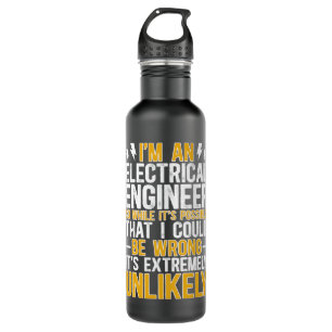 Electrical Engineer Funny Electrical Engineering 710 Ml Water Bottle