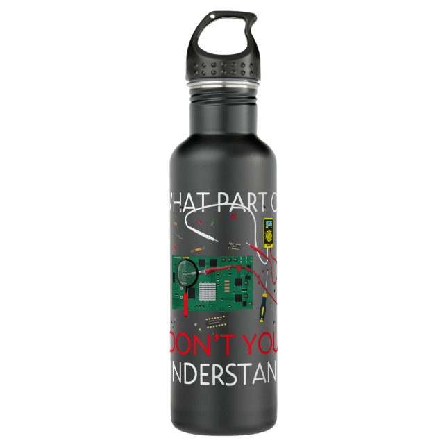 Electrical Engineer Gifts Funny  Electrical Engine 710 Ml Water Bottle (Front)