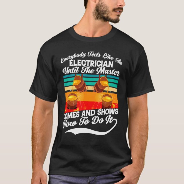 Electrical Engineer Ideal Present For Industrial E T-Shirt (Front)