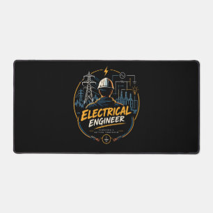 Electrical Engineer Powering A Better Tomorrow Desk Mat