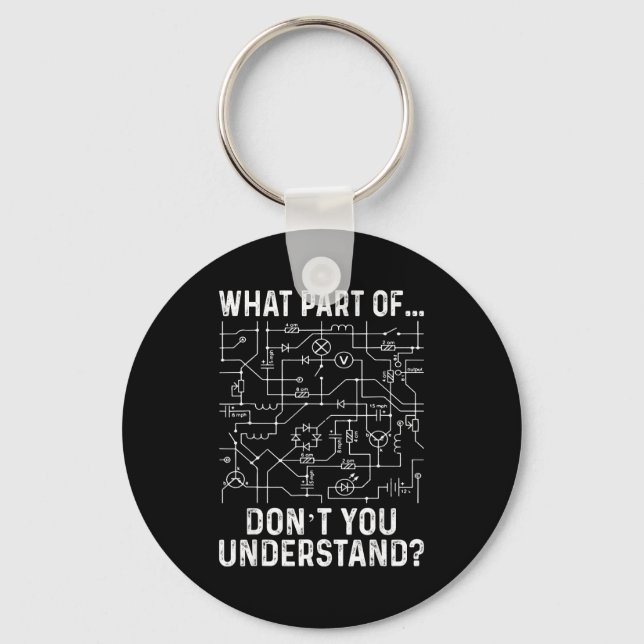 Electrical Engineering Electrical Engineer Men  Key Ring (Front)