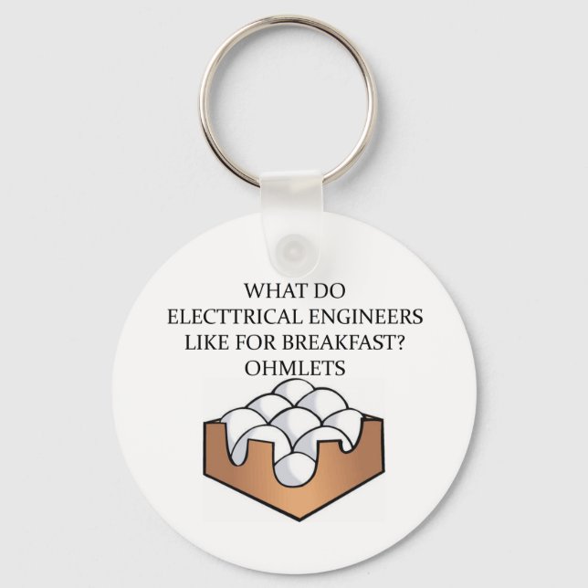 ELECTRICAL engineering Key Ring (Front)