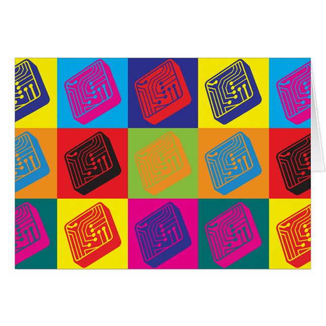 Electrical Engineering Pop Art (Front Horizontal)