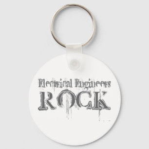Electrical Engineers Rock Key Ring