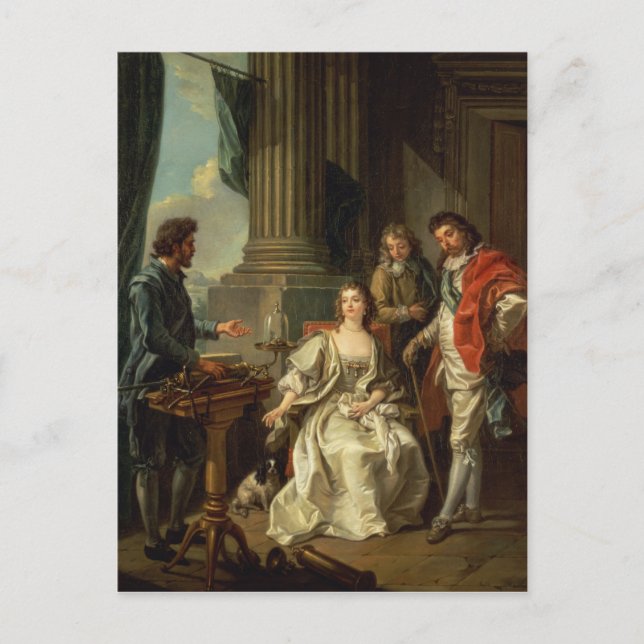 Electrical Experiment, one of a series Postcard (Front)