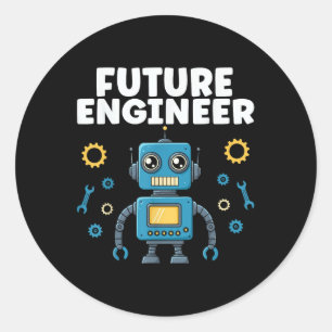 Electrical Mechanical Engineering Future Engineer  Classic Round Sticker