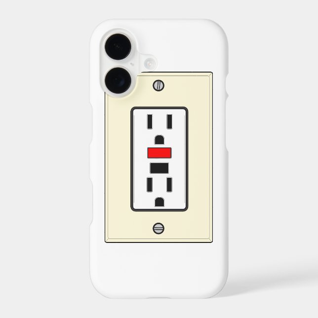 Electrical Outlet Iphone Case (Back)