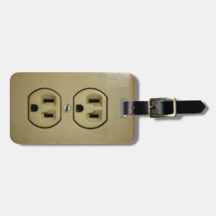 Electrical Outlet Luggage Tag