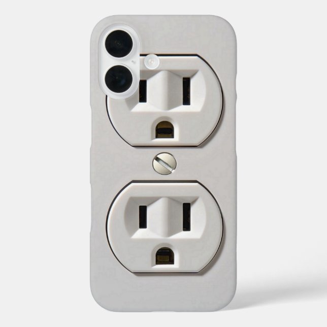Electrical Outlet Plug-in Case-Mate iPhone Case (Back)