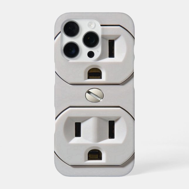 Electrical Outlet Plug-in iPhone Case (Back)