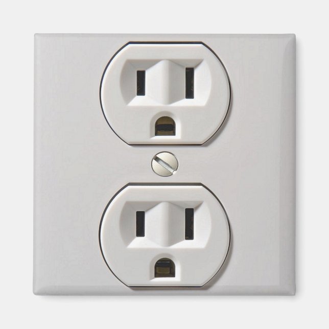 Electrical Outlet Plug-in Magnet (Front)