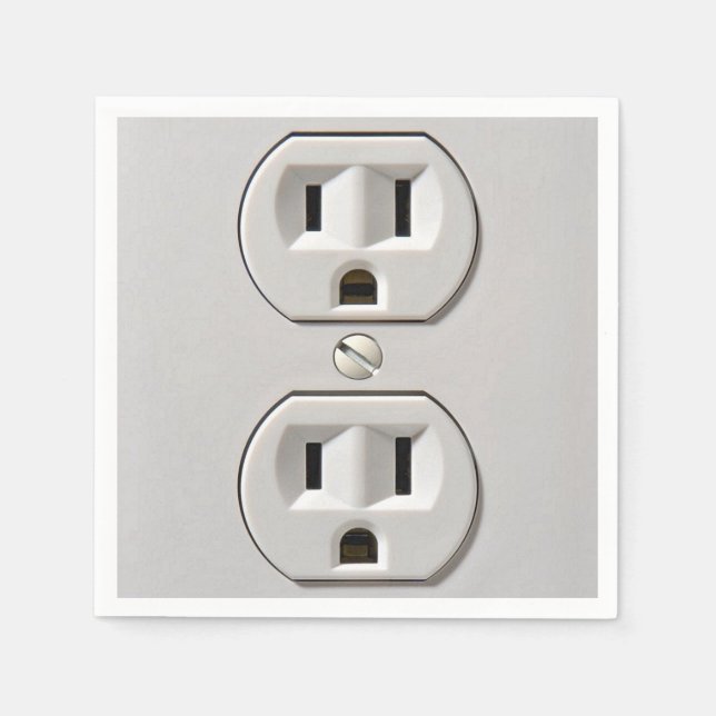 Electrical Outlet Plug-in Napkin (Front)