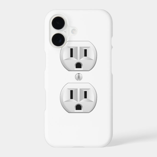 Electrical Plug Click to Customise Colour Decor (Back)