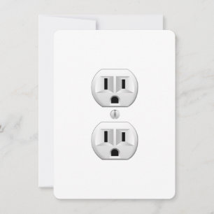 Electrical Plug Click to Customise Colour Decor
