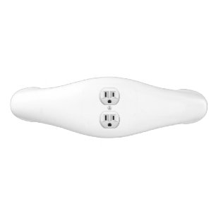Electrical Plug Click to Customise Colour Decor Ceramic Drawer Pull