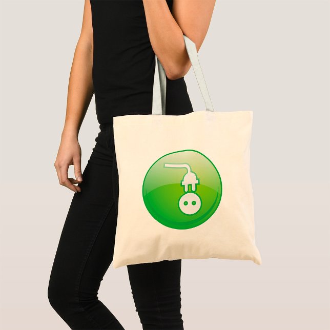 Electrical Plug Symbol Tote Bag (Creator Uploaded)