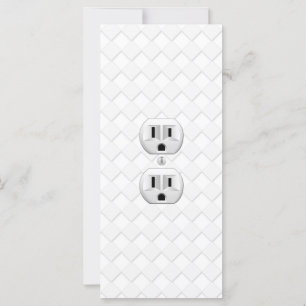 Electrical Plug Wall Outlet Fun Customise This