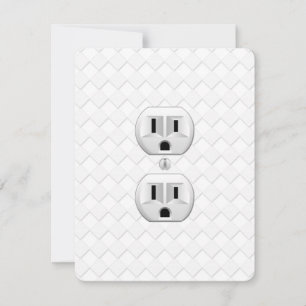 Electrical Plug Wall Outlet Fun Customise This