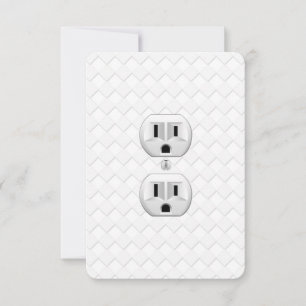 Electrical Plug Wall Outlet Fun Customise This