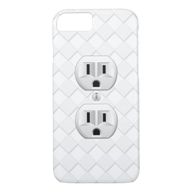 Electrical Plug Wall Outlet Fun Customise This Case-Mate iPhone Case (Back)
