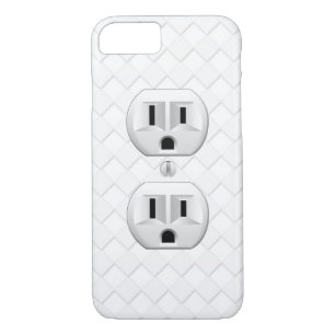 Electrical Plug Wall Outlet Fun Customise This Case-Mate iPhone Case