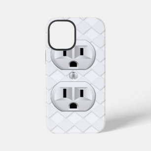 Electrical Plug Wall Outlet Fun Customise This iPhone 12 Mini Case