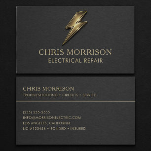 Electrical Repair Professional Business Card