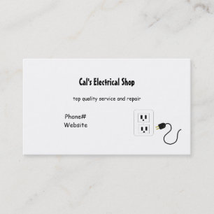 Electrical Services Business Card