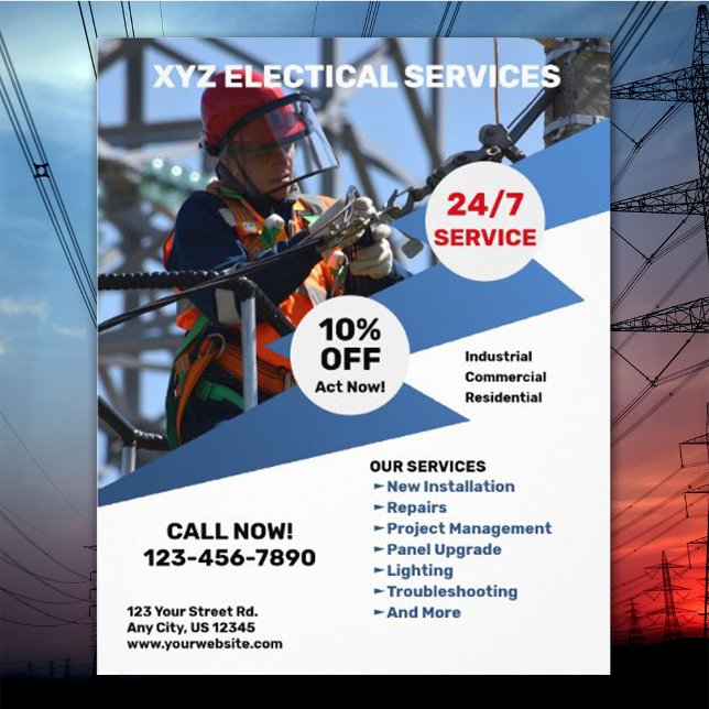 Electrical Services Postcard (Creator Uploaded)