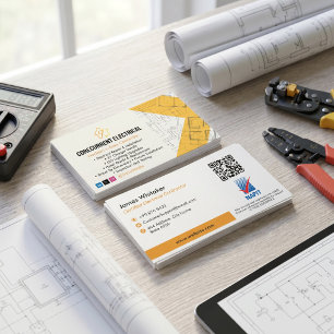 Electrical Services Speciality construction Business Card